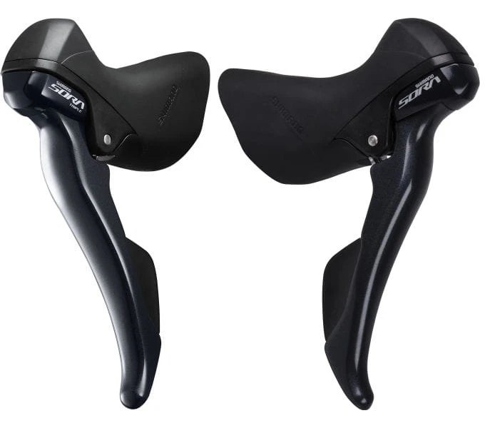Shimano Schakel-/remhendel SORA ST-R3000/ST-R3030 3x9-speed Set 1 Shimano Schakel-/remhendel SORA ST-R3000/ST-R3030 3x9-speed Set
